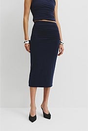 Cupro Jersey Skirt