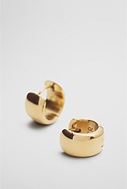 Tarnish-Resistant Small Wide Hoop