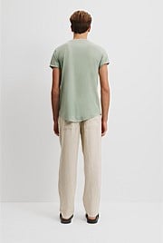 Australian Cotton Longline Garment Dyed T-Shirt