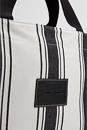 Australian Cotton Patch Logo Stripe Shopper