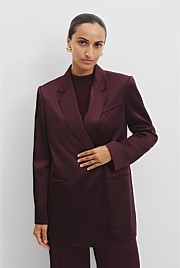 Satin Tux Blazer