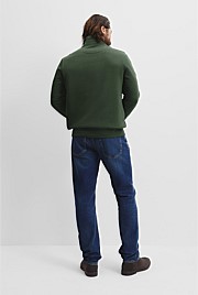 Verified Australian Cotton Half Zip Heritage Sweat