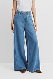 Soft Denim Wide Jean