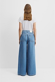 Soft Denim Wide Jean