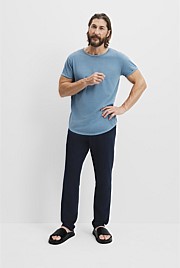 Australian Cotton Longline Garment Dyed T-Shirt