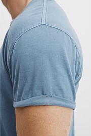 Australian Cotton Longline Garment Dyed T-Shirt