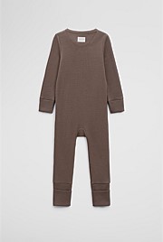 Organically Grown Cotton Waffle Jumpsuit