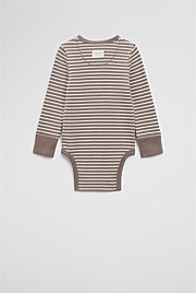 Organically Grown Cotton Rib Long Sleeve Bodysuit