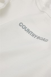 Cotton Frill Rib Long Sleeve Bodysuit