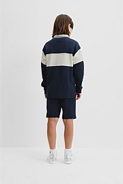 Organically Grown Cotton Stripe Rugby Top