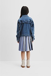 Frill Denim Jacket