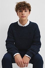 Teen Crew Neck Knit