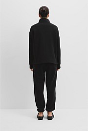 Australian Cotton Zip Collar Sweat
