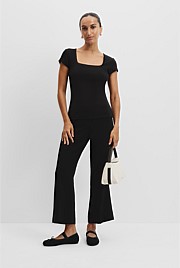 Australian Cotton Square Neck T-Shirt