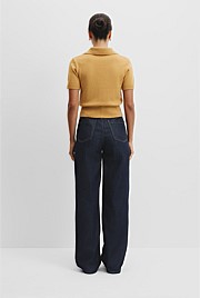 Short Sleeve Polo Knit