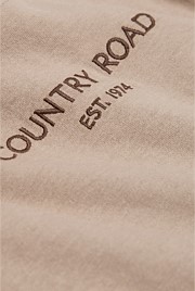 Organically Grown Cotton Contrast Logo Long Sleeve Bodysuit