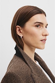 Eva Pearl Hoop Earring