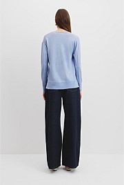 Verified Australian Merino Wool V-Neck Knit