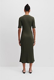 Rib Midi Dress