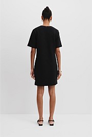 Textured Mini Dress