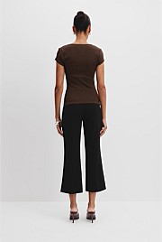 Australian Cotton Square Neck T-Shirt