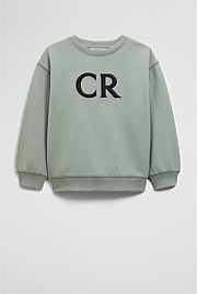 Australian Cotton Oversized CR Logo Sweat