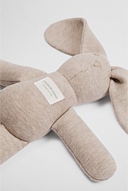 Organically Grown Cotton Rib Stripe Bunny