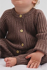 Button Knit Jumpsuit