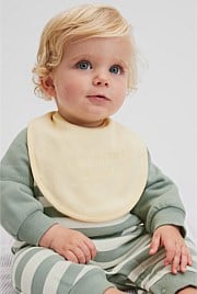 Organically Grown Cotton Waffle Bib