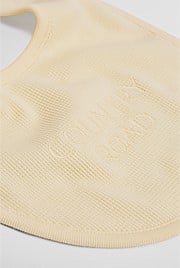 Organically Grown Cotton Waffle Bib