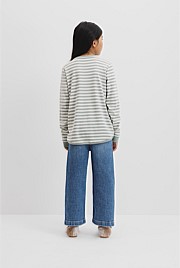 Organically Grown Cotton Long Sleeve Logo T-Shirt