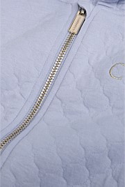 Quilted Zip-Through Sweat