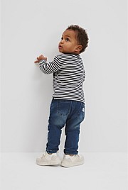Organically Grown Cotton Long Sleeve Pocket T-Shirt
