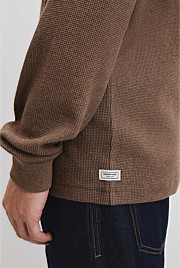 Australian Cotton Waffle Henley