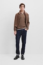 Australian Cotton Waffle Henley