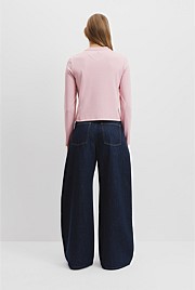 Australian Cotton Long Sleeve Slim Fit T-Shirt
