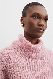 Funnel Neck Lofty Knit