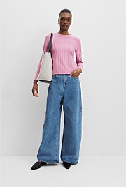 Wide Rib Long Sleeve T-Shirt