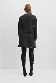 Compact Wool Knit Jacket