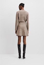 Compact Wool Mini Skirt