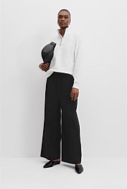 Australian Cotton Logo Neck Zip Sweat