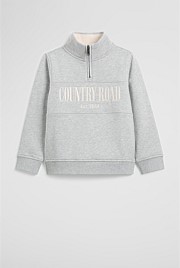 Verified Australian Cotton Heritage Half Zip Sweat