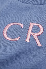 Australian Cotton Long Sleeve Logo Frill T-Shirt