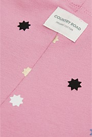 Organically Grown Cotton Blend Star Legging