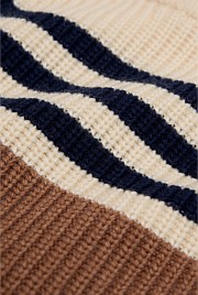 Contrast Stripe Knit