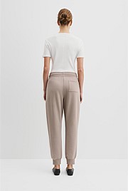 Australian Cotton Rib Cuff Track Pant