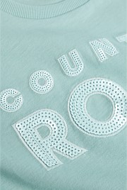 Organically Grown Cotton Sequin Logo T-Shirt