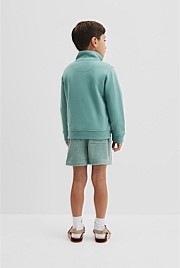 Verified Australian Cotton Heritage Half Zip Sweat