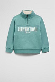 Verified Australian Cotton Heritage Half Zip Sweat