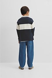 Organically Grown Cotton Logo Rugby Top